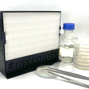 Mycology – Mini campana de flujo laminar para transferencias estériles – 3D impreso de plástico reciclado, diseño único uno de uno (negro) Mycology – Mini campana de flujo laminar para transferencias estériles – 3D impreso de plástico reciclado, diseño único uno de uno (negro)