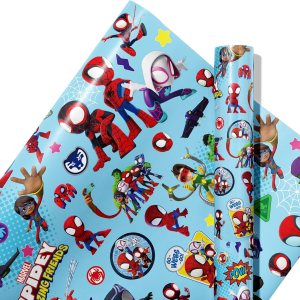 5 piezas de papel de regalo Spidey y sus increíbles amigos, papel de arte a granel plegado plano para baby shower, Spidey y sus increíbles amigos, 5 piezas de papel de regalo Spidey y sus increíbles amigos, papel de arte a granel plegado plano para baby shower, Spidey y sus increíbles amigos,