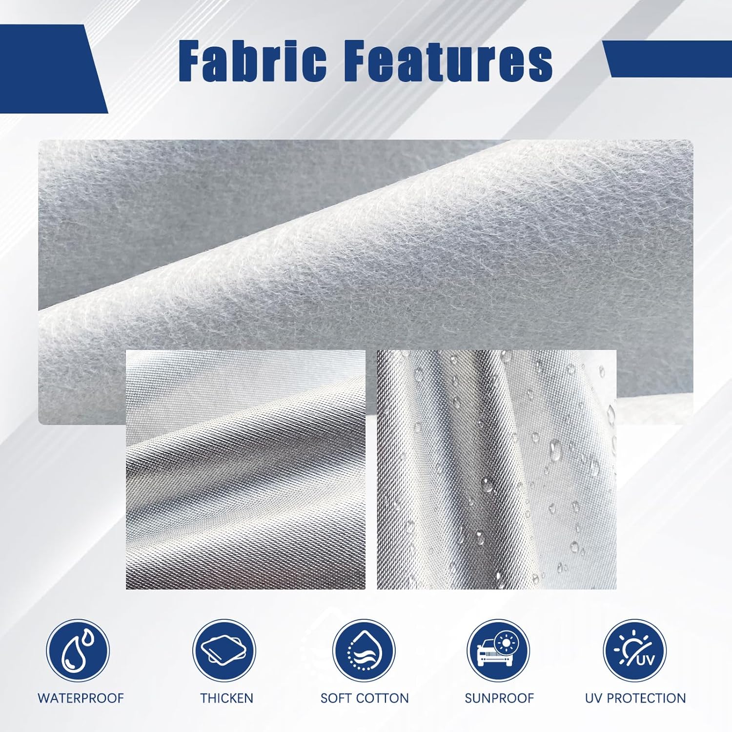 Kayme – Cubierta de 6 capas para vehículo utilitario deportivo, impermeable, apta para todo tipo de clima, protección completa para exteriores