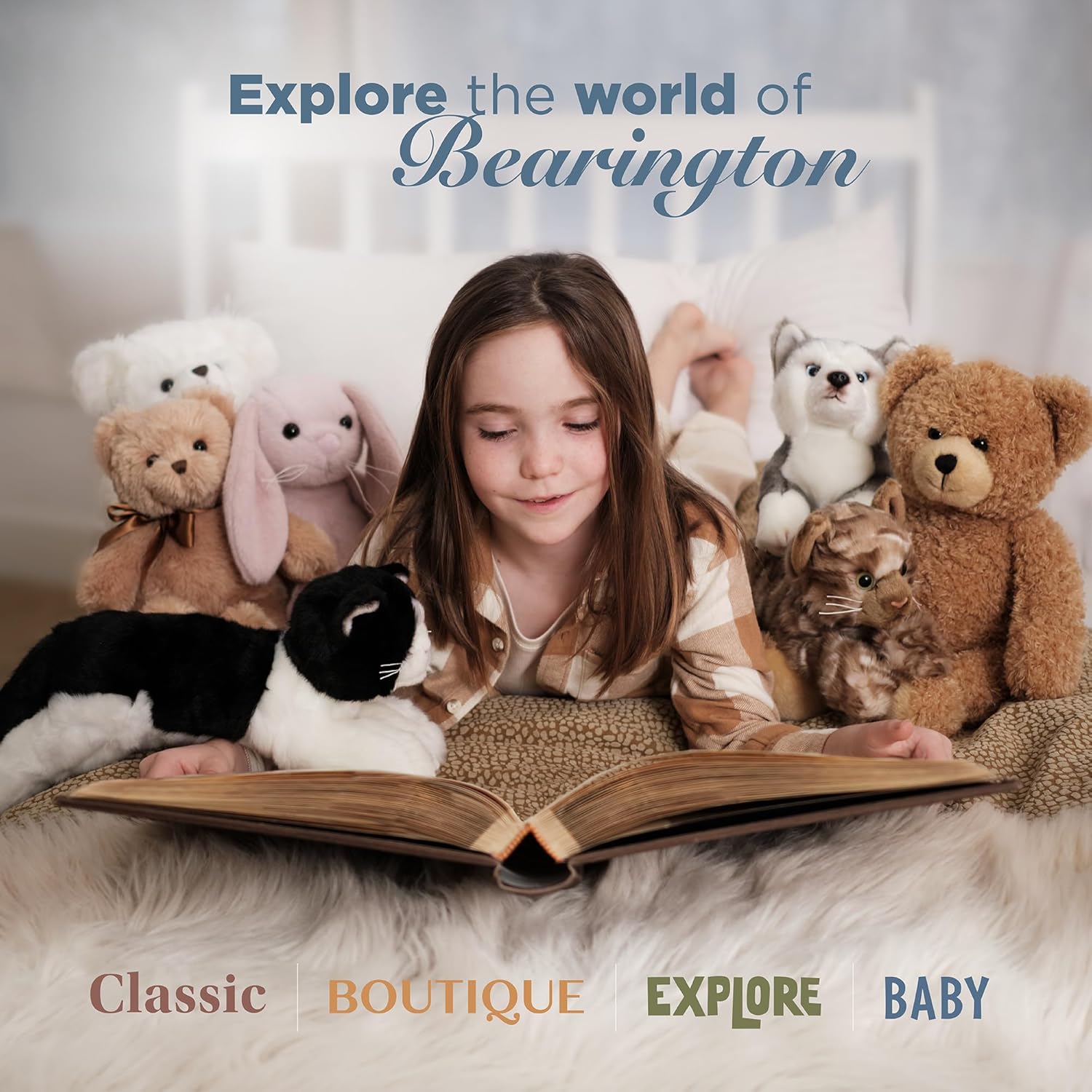 Bearington Baby Lil’ Owlie Snuggler, manta de seguridad de peluche de búho gris de 15 pulgadas para bebés