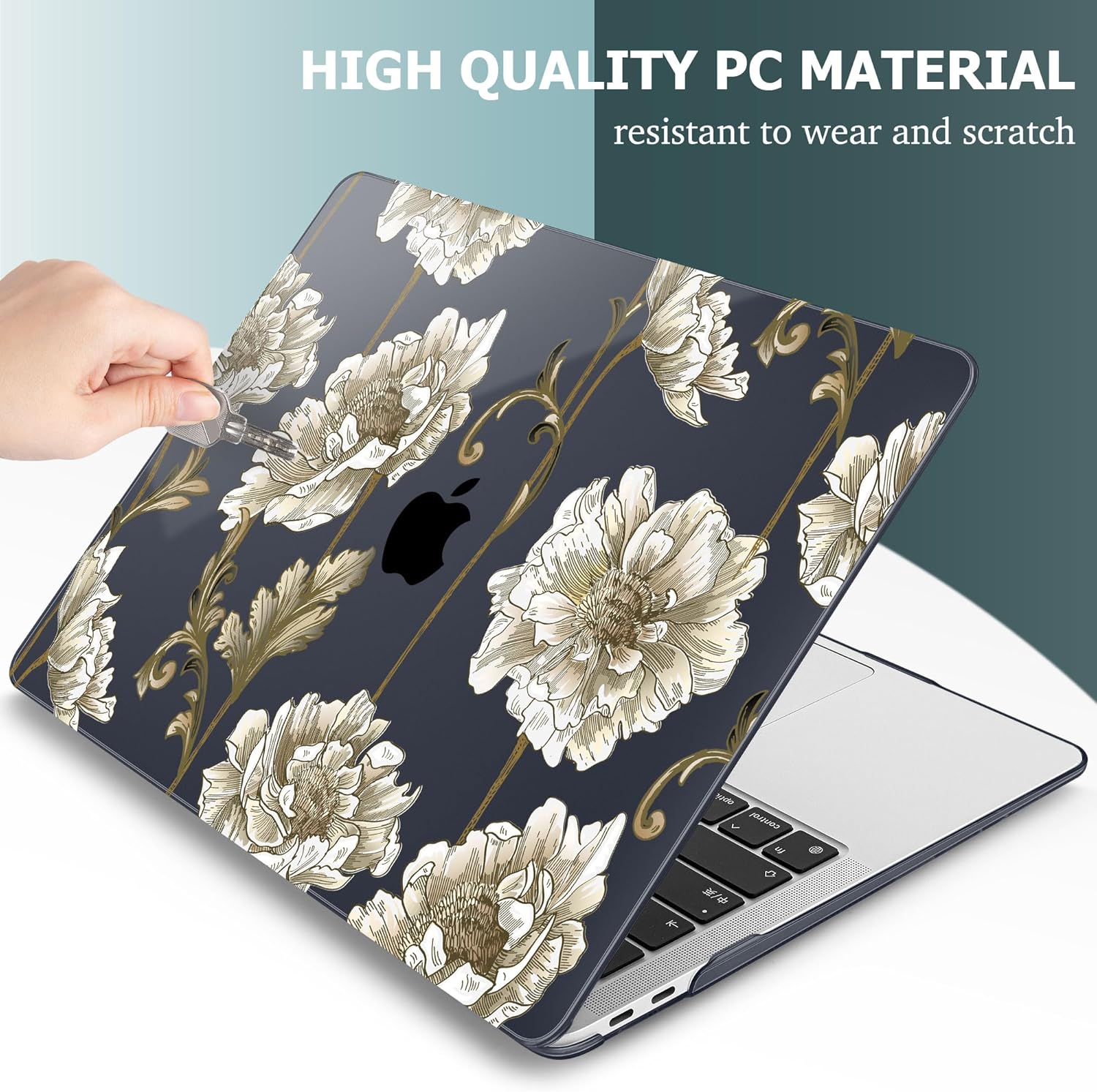 May Chen Compatible con MacBook Air 2022 2021 2020 de 13 pulgadas M1 A2337 A2179 A1932, carcasa rígida de plástico con protector de pantalla y