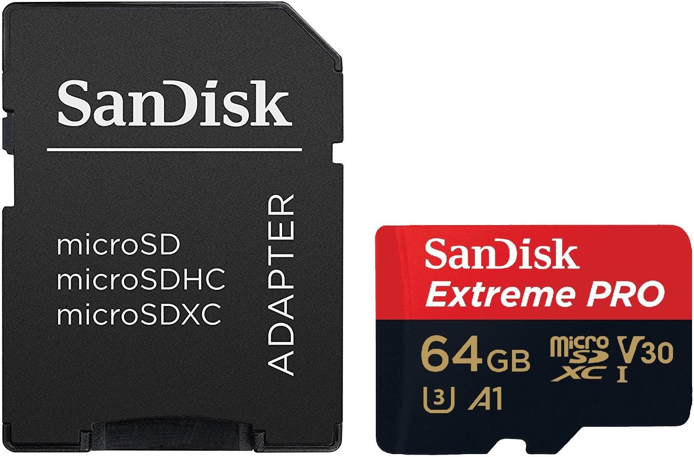 Sandisk Extreme Pro – Tarjeta de memoria 4K de 64 GB para GoPro Hero 6, Fusion, Hero 5, Karma Drone, Hero 4, Session, Hero 3, 3+, Hero + Black –
