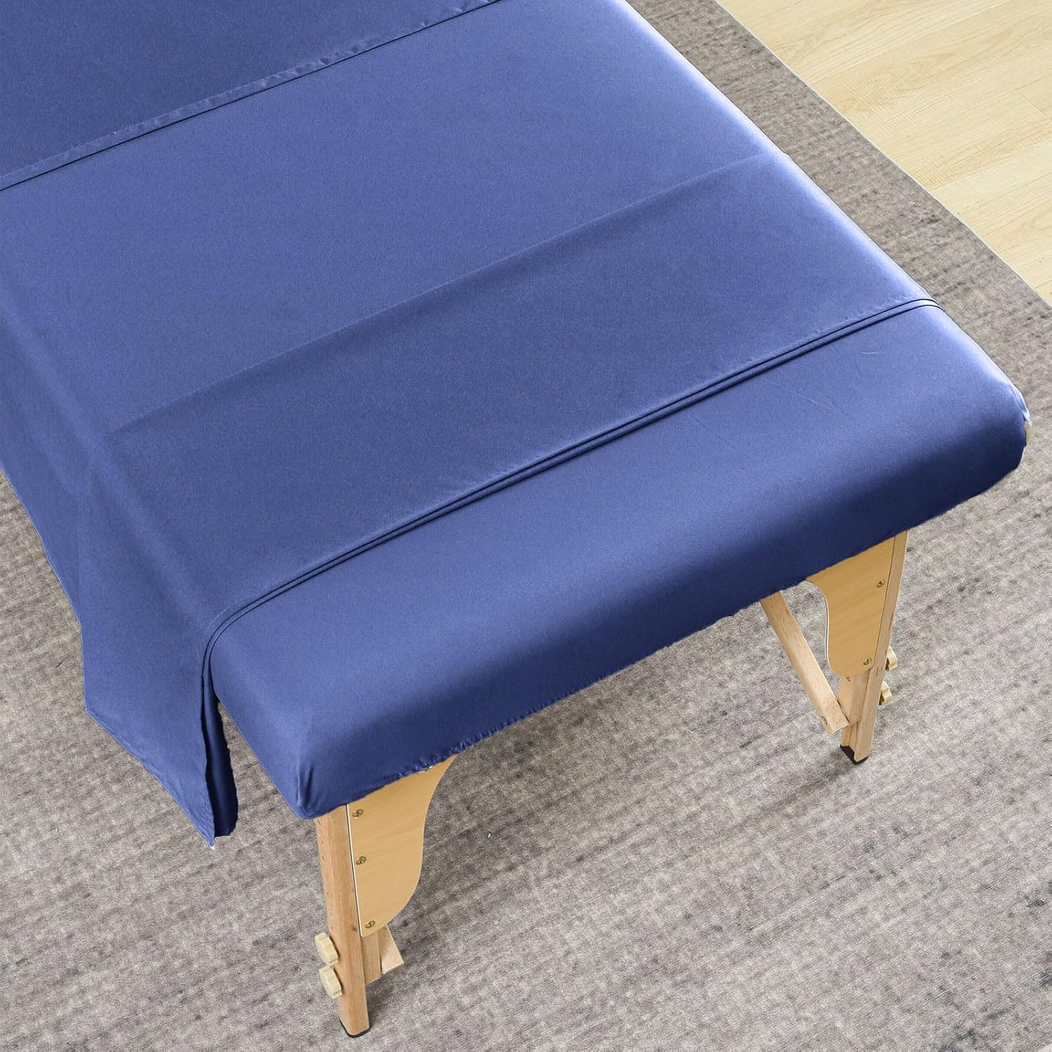 MRJ Juego de 3 sábanas de masaje de microfibra, para mesas de masaje, incluye funda para mesa de masaje, sábana bajera ajustable de masaje y funda
