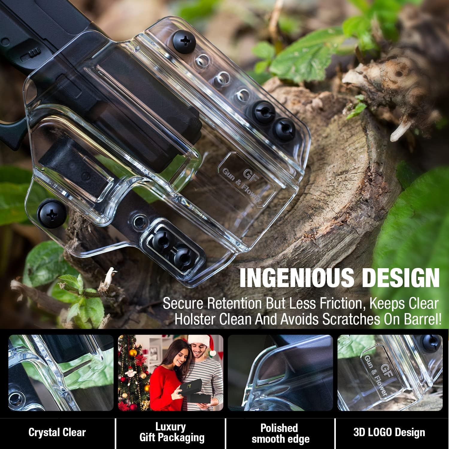 Fundas Taurus G2C, funda de paleta de polímero compatible con Taurus G2CG3C, Taurus Millennium PT111PT140 G2. Funda de transporte abierta para