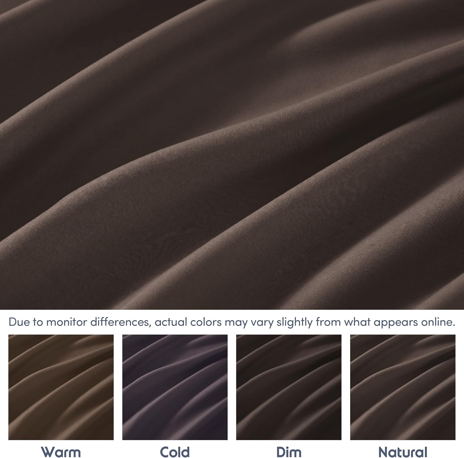 Nestl Bedding – Sábanas bajeras con bolsillo profundo de 53 cm, Microfibra, Marrón Chocolate, King