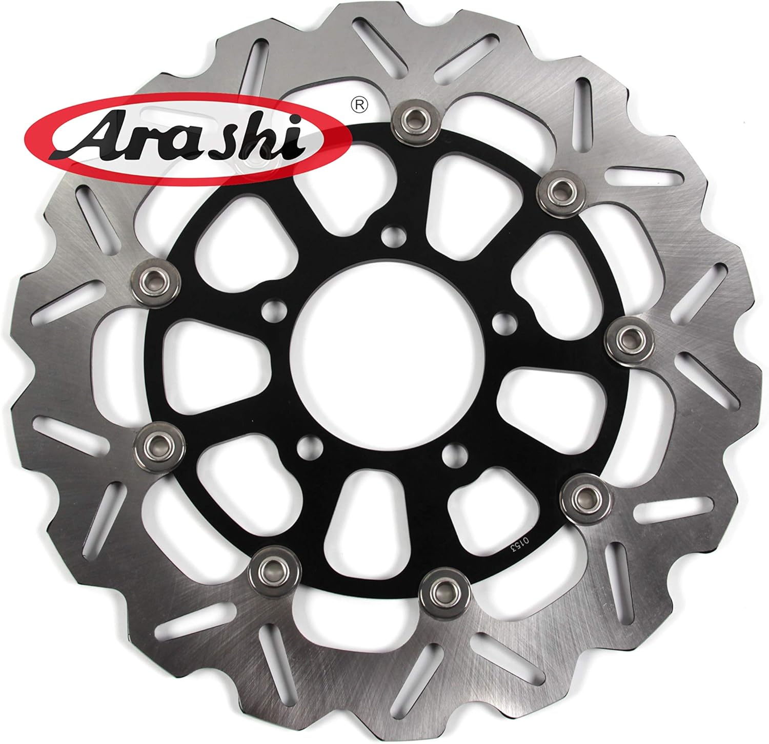 Arashi Rotores de disco de freno delantero y trasero para Kawasaki ZZR1400 ABS 2006-2020  Ninja ZX14R 2006-2017 ABS 2013-2017 Accesorios de repuesto