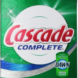 Cascade Detergente completo para lavavajillas en polvo, aroma fresco, 125 onzas Cascade Detergente completo para lavavajillas en polvo, aroma fresco, 125 onzas