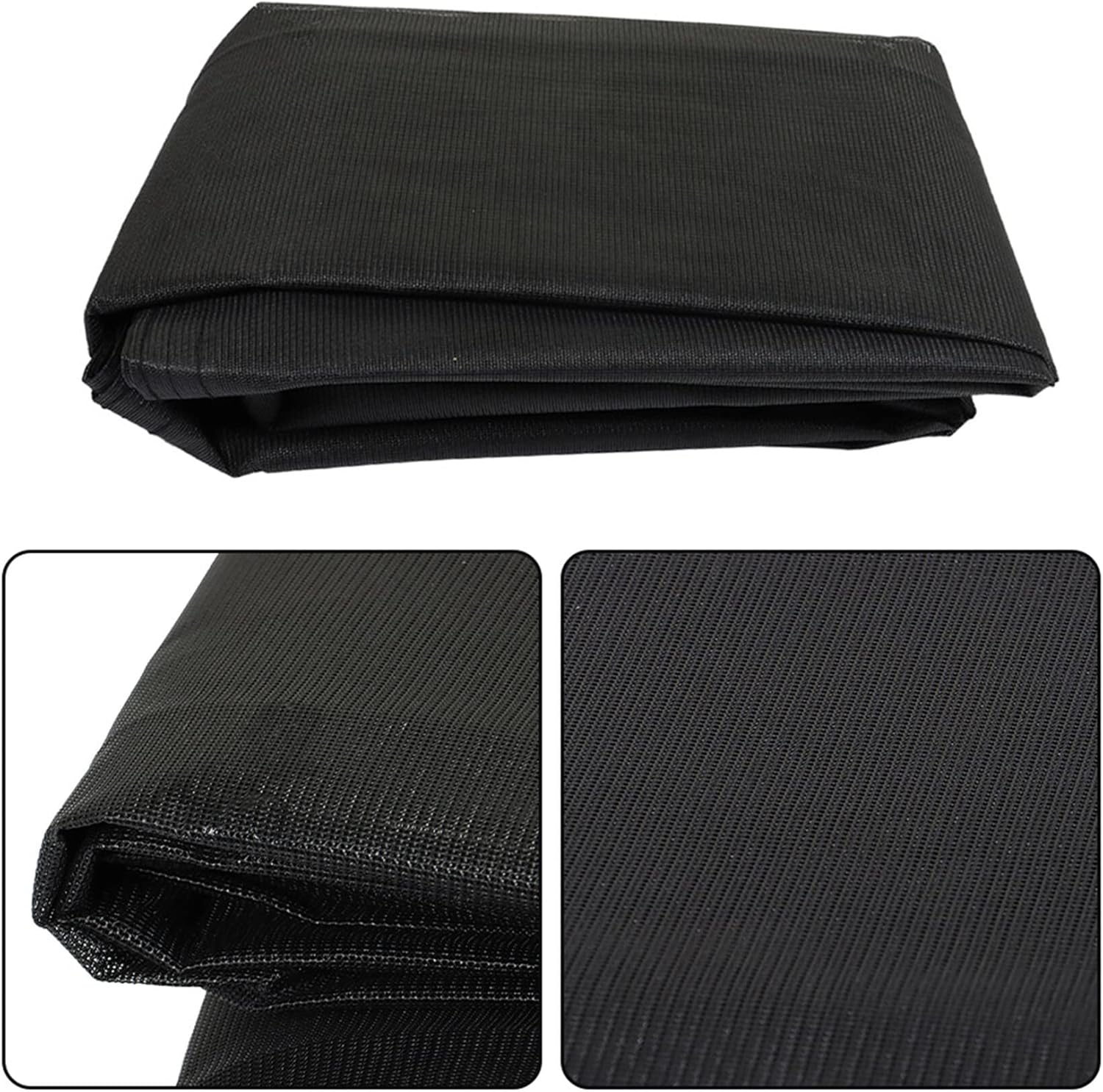 Toldo para autocaravana, pantalla frontal de 7 x 13 pies, 3 pulgadas, rejilla negra, bloqueo UV, repuesto para viajes al aire libre y camping