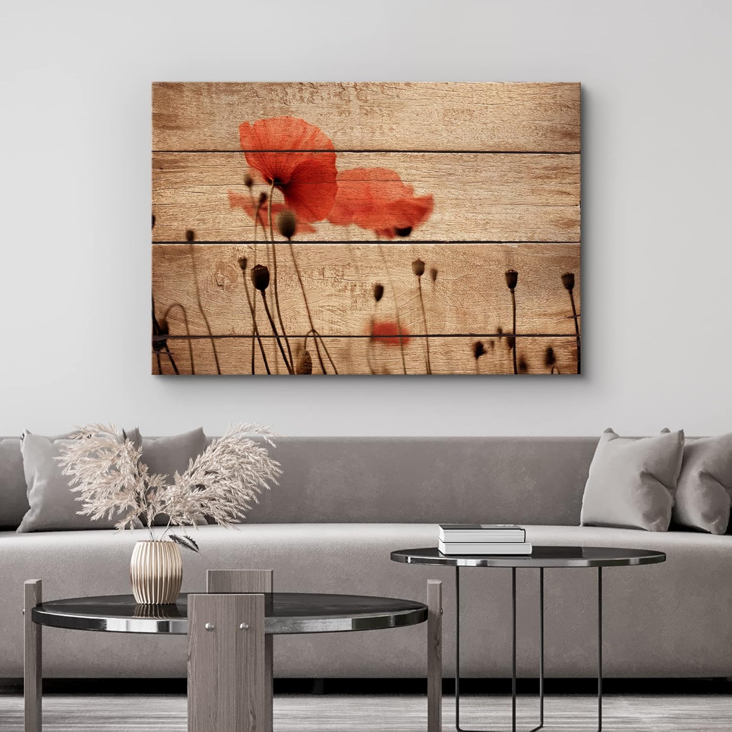 Grano de madera envejecido, 12″ x 18″