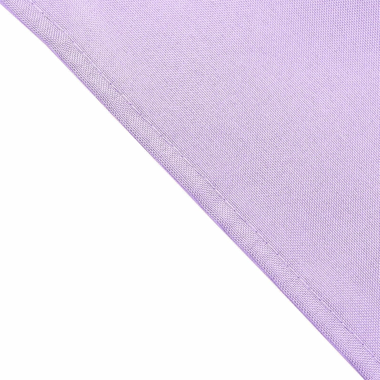 Efavormart – Paquete de 25 servilletas de tela sin costuras color lavanda, lino resistente a las arrugas, 17 x 17 pulgadas