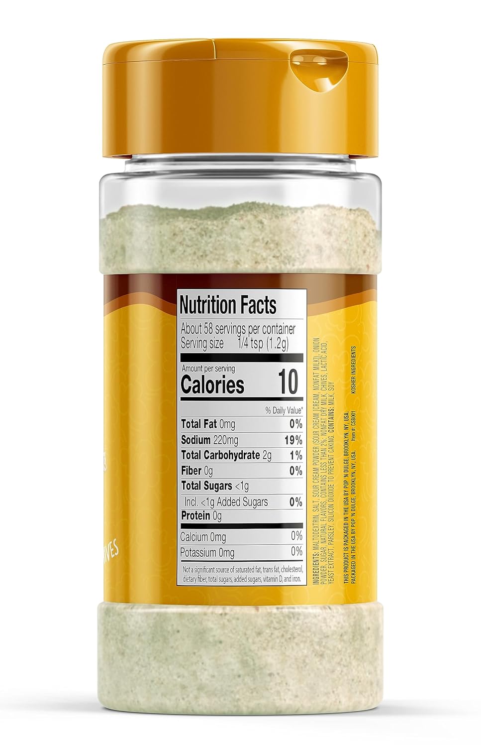 Popcorn Seasoning Dreamy Creamy Chives Gourmet – Paquete variado de sabor de palomitas de maíz, 2.5 onzas (paquete de 2) suministros para la noche