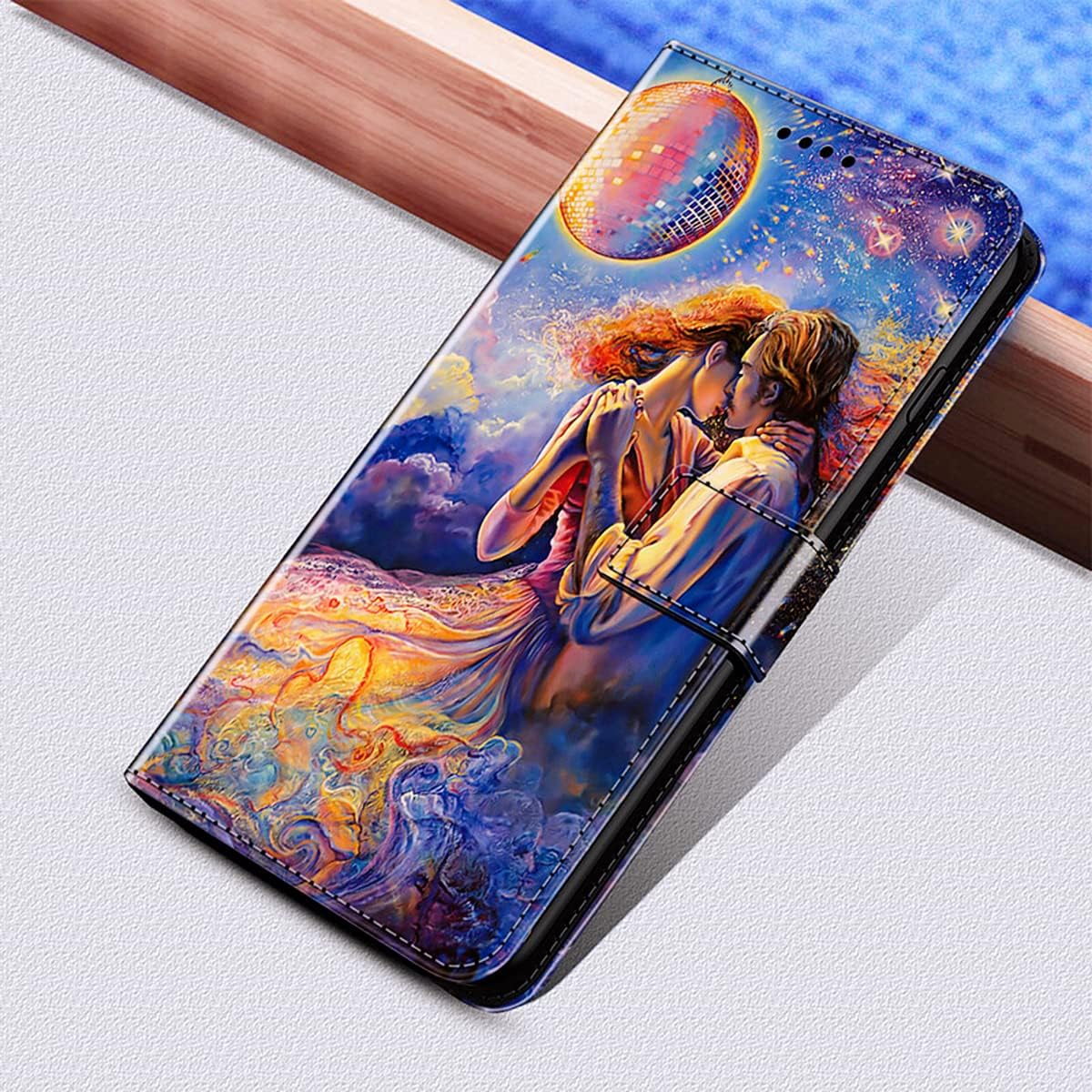 Funda de piel sintética con función atril y tapa abatible para Apple iPhone 5S 6S 7 8 Plus SE XR XS 11 12 13 Pro Max, personaliza la imagen en la