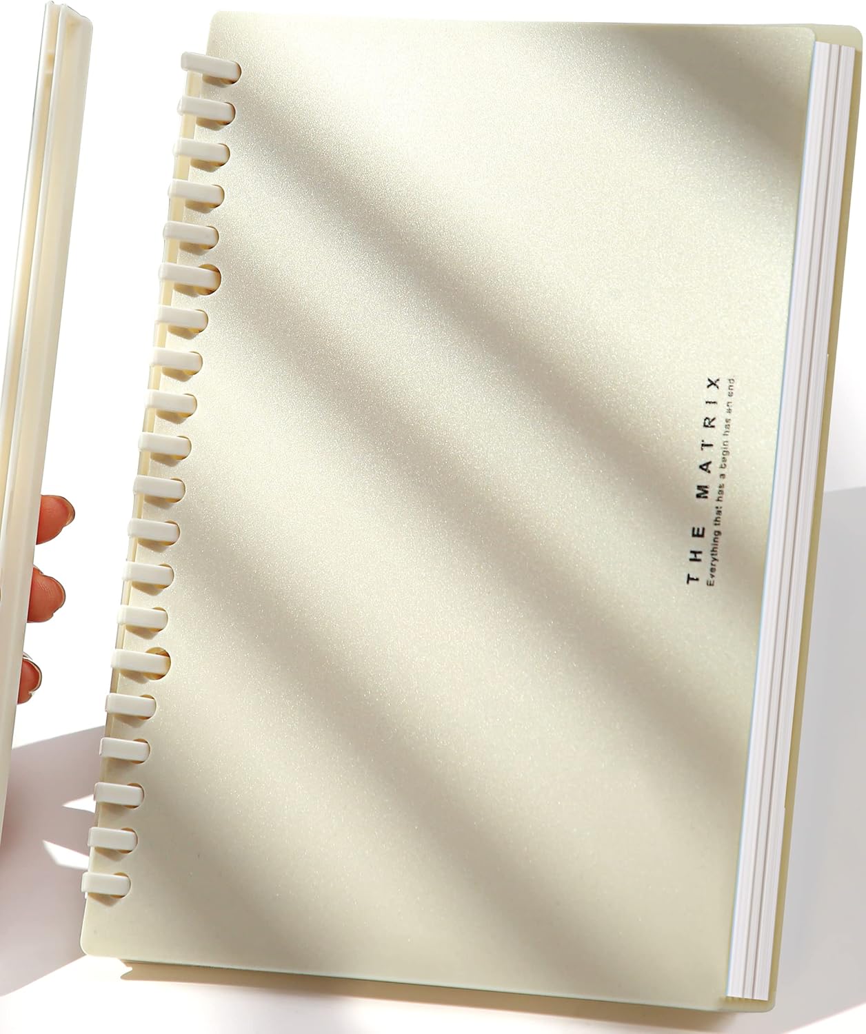 Cuaderno de espiral de 5 x 7 pulgadas de ancho para el trabajo, páginas recargables, 140 páginas A5 Sprial + 120 páginas de recambios de cubierta de