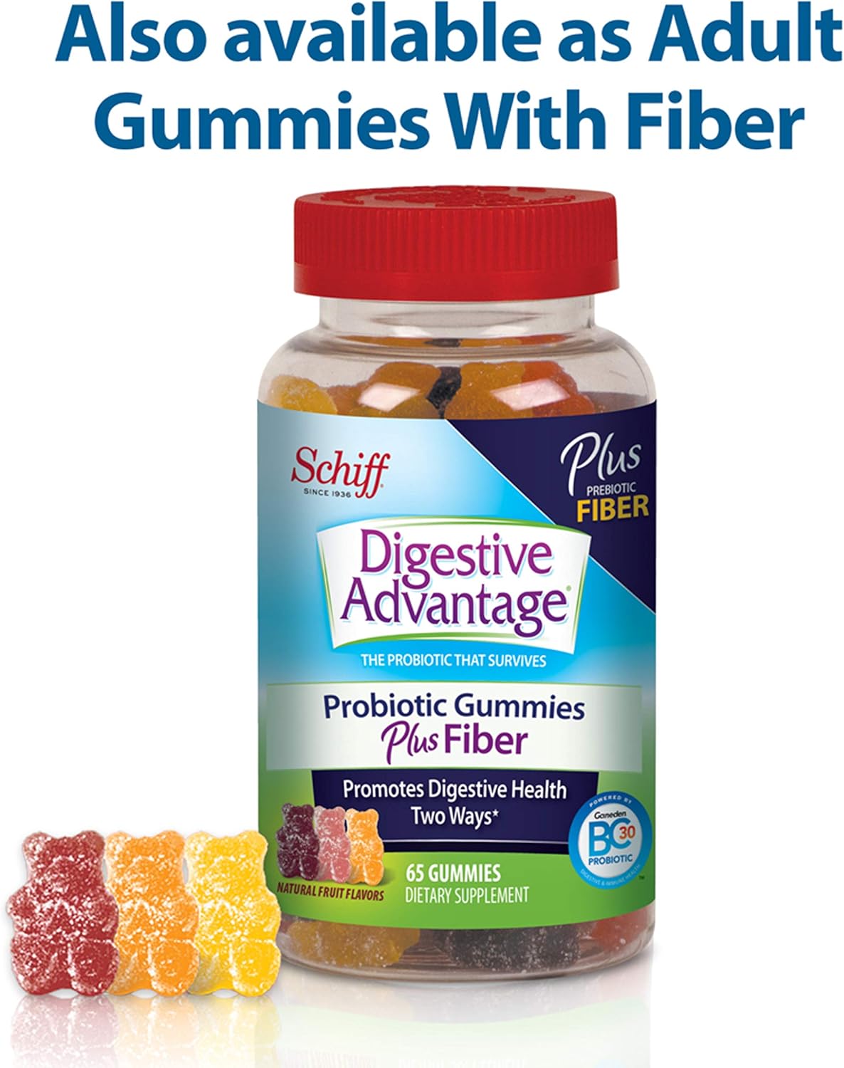 Schiff Gomitas probióticas Disgestive Advantage, 1, 1