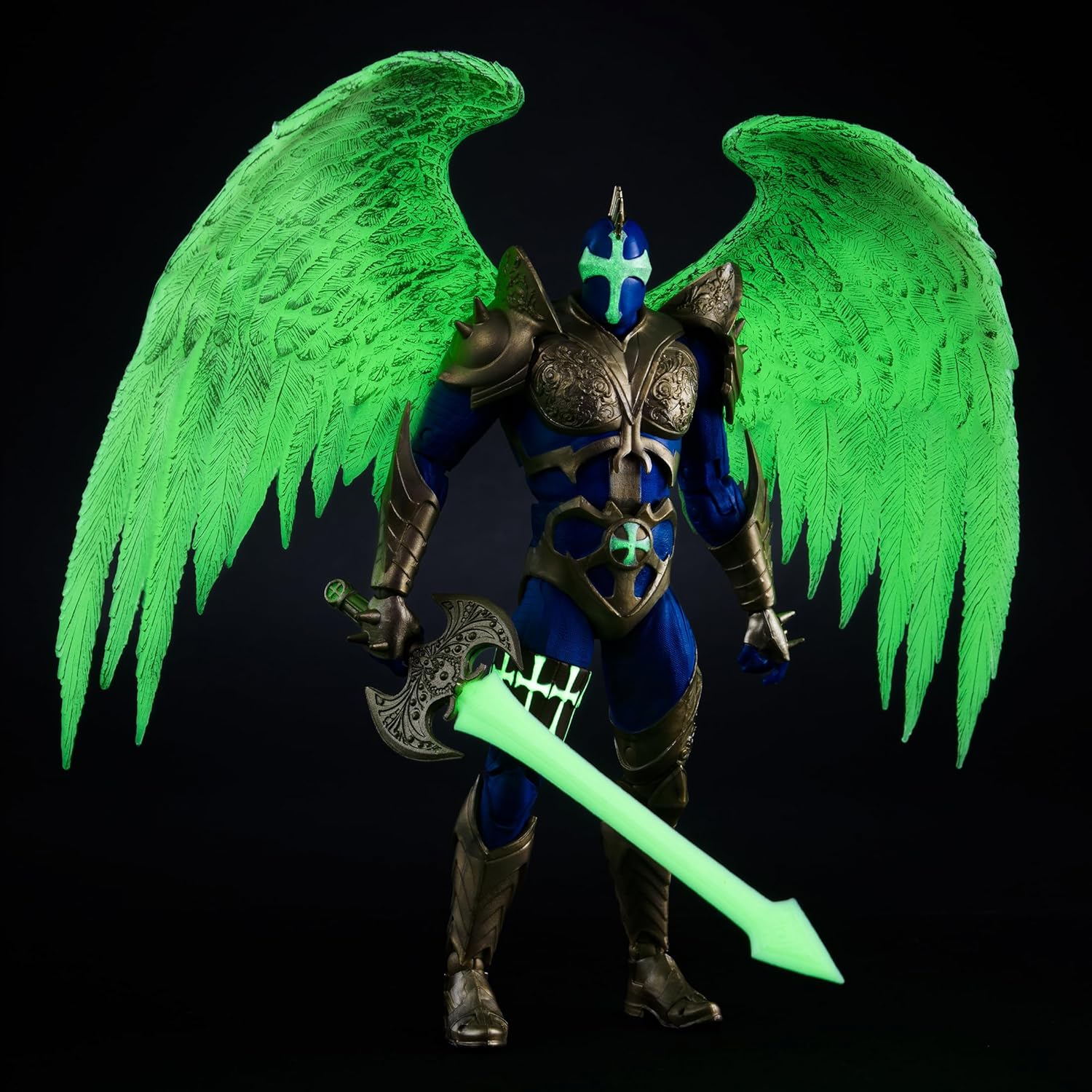 McFarlane Toys – Redeemer Glow in The Dark Edition, figura de acción de 7 pulgadas, etiqueta dorada, exclusiva de Tienda