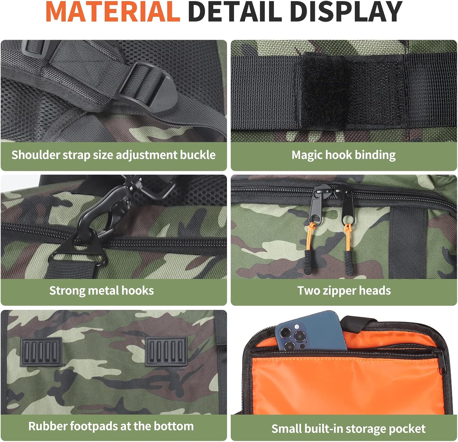 OUKNAK Bolsa de viaje de repuesto para JBL Party Box 110, mochila portátil para altavoz JBL (para JBL partybox 110 camuflaje)