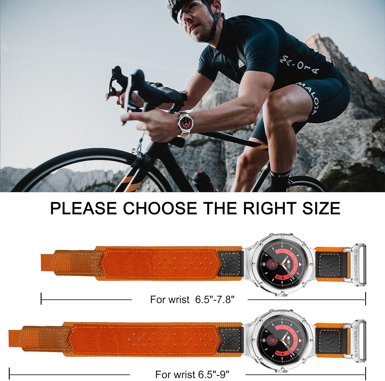MioHHR Funda de metal con correas compatible con Samsung Galaxy Watch 5 Pro (1.772 pulgadas), Galaxy Watch 654 (1.732 pulgadas), correas de nailon