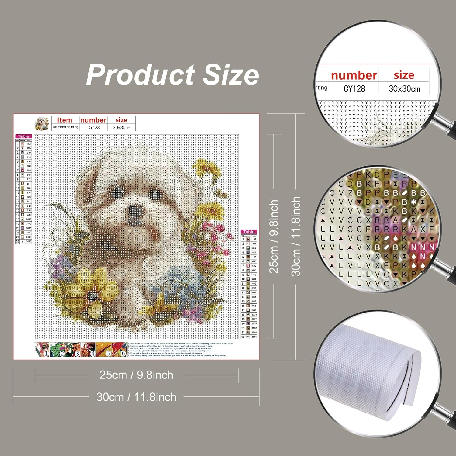 Stalente Kits de pintura de diamantes para adultos, kits de arte de diamantes 5D para principiantes, pintura de diamante redonda para decoración de