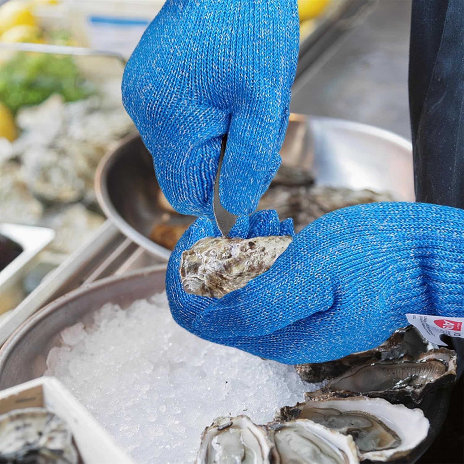 Schwer SlicePro ANSI A9 – Guantes resistentes a los cortes PR1801, guantes de corte confiables de grado alimenticio, guantes de mandolina para