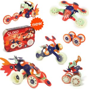 Clixo Mars Rover Pack – Juguete magnético de construcción con ruedas que brillan en la oscuridad, 30 piezas magnéticas flexibles para exploración Clixo Mars Rover Pack – Juguete magnético de construcción con ruedas que brillan en la oscuridad, 30 piezas magnéticas flexibles para exploración