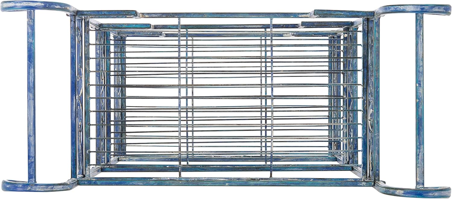 Safavieh PAT5006C-Outdoor Collection Noreen – Estantería victoriana de 3 niveles, color azul musgo