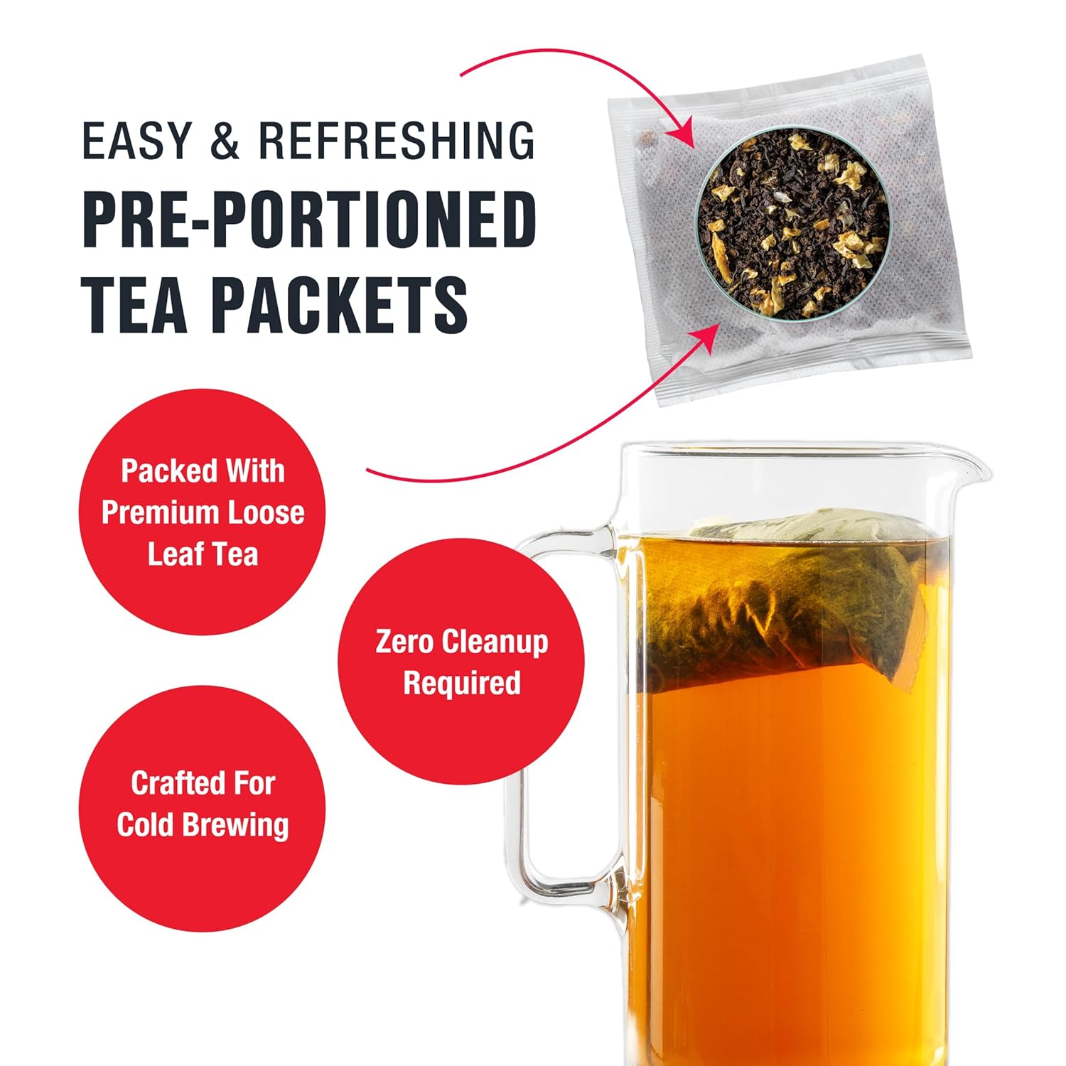 Tiesta Tea – Té frío negro limón  Té negro cítrico limón  Mezclas de té helado de hojas sueltas de primera calidad  Té helado con alto contenido de