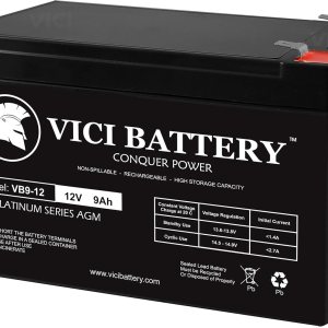 VICI Battery Reemplazo de la batería SLA de 12V 9Ah para el producto de la marca Tempest TR9-12 VICI Battery Reemplazo de la batería SLA de 12V 9Ah para el producto de la marca Tempest TR9-12