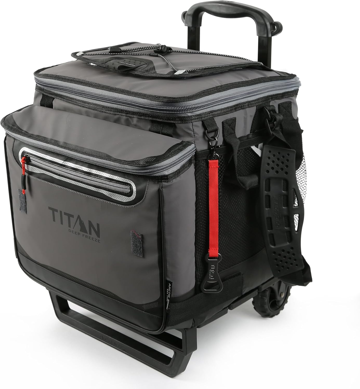 Arctic Zone Titan Deep Freeze 60 (50+10) – Enfriador plegable con ruedas y carrito todo terreno