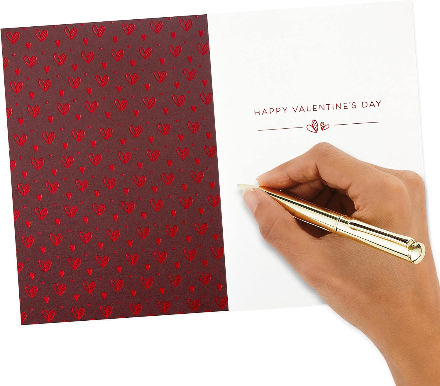 Hallmark Tarjeta de San Valentín de madera de firma (So Loved)