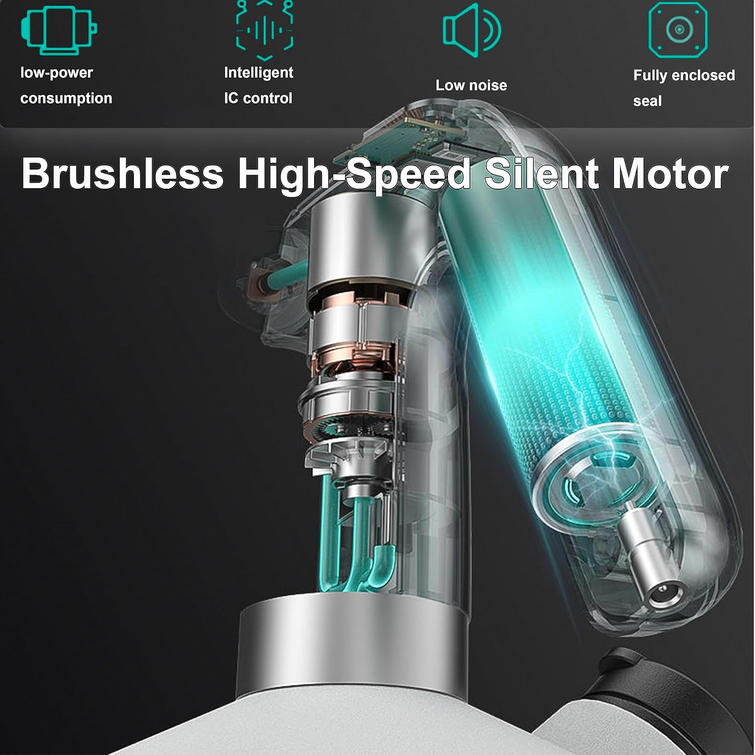 Botella pulverizadora eléctrica de 0.5 galones para plantas, regadera automática de 0.5 galones con boquilla ajustable para jardín, fertilización,