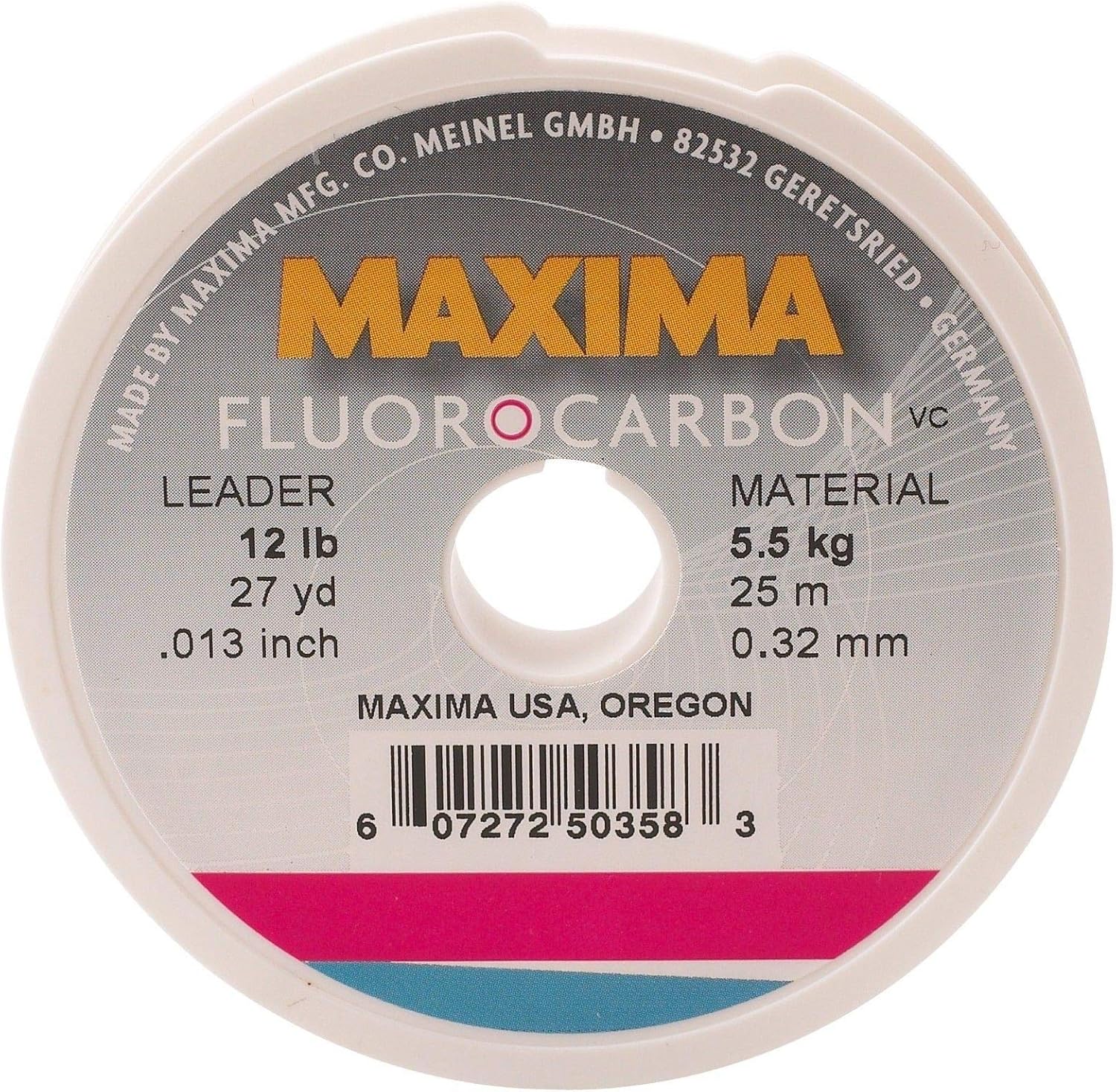 Maxima Rueda líder de línea de pesca, fluorocarbono