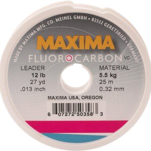 Maxima Rueda líder de línea de pesca, fluorocarbono Maxima Rueda líder de línea de pesca, fluorocarbono