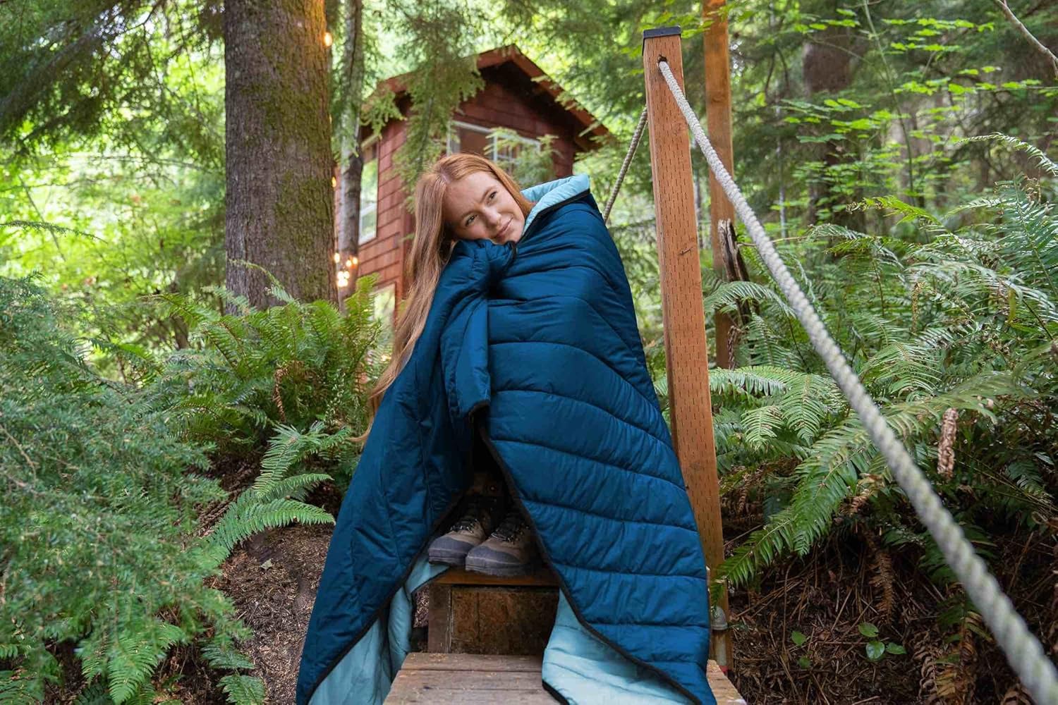 Oceas Manta impermeable para estadios al aire libre, más gruesa, resistente a la intemperie y resistente al viento, para campamento, eventos