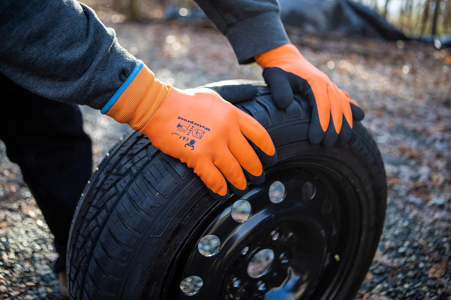 G & F Products Guantes impermeables de invierno unisex