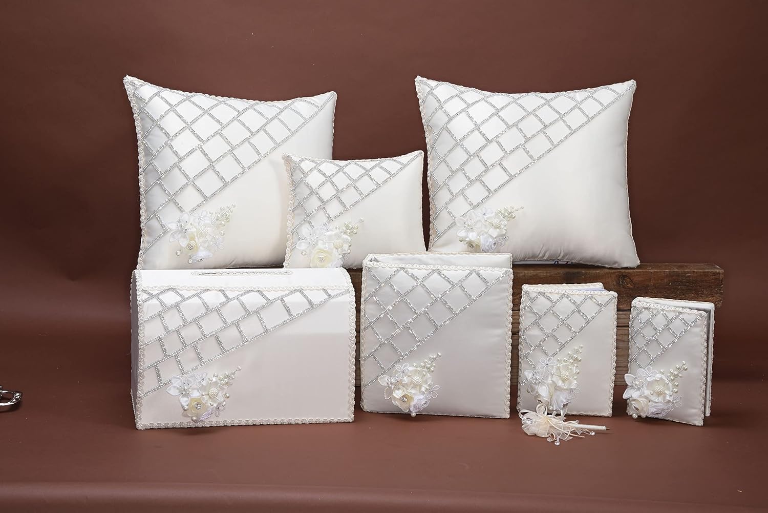 A&C Quinceañeras and More Wedding accessories Pillow set, Wedding Album Wedding Guest book Wedding Pillow Cojines de boda Our Wedding Pillows 2206