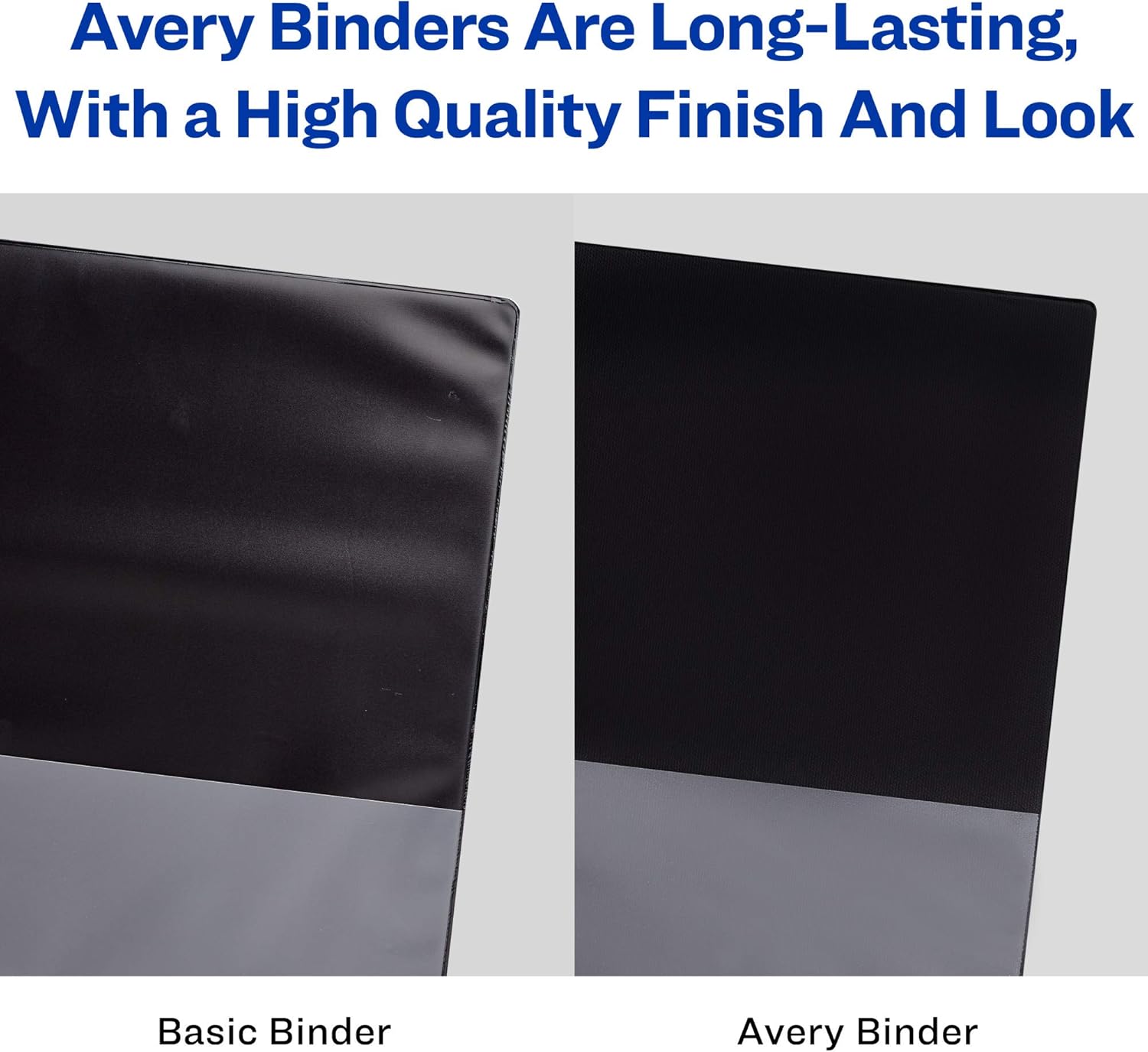 Avery fólder resistente con anillos tipo One Touch EZD, Negro 1 pulgadas