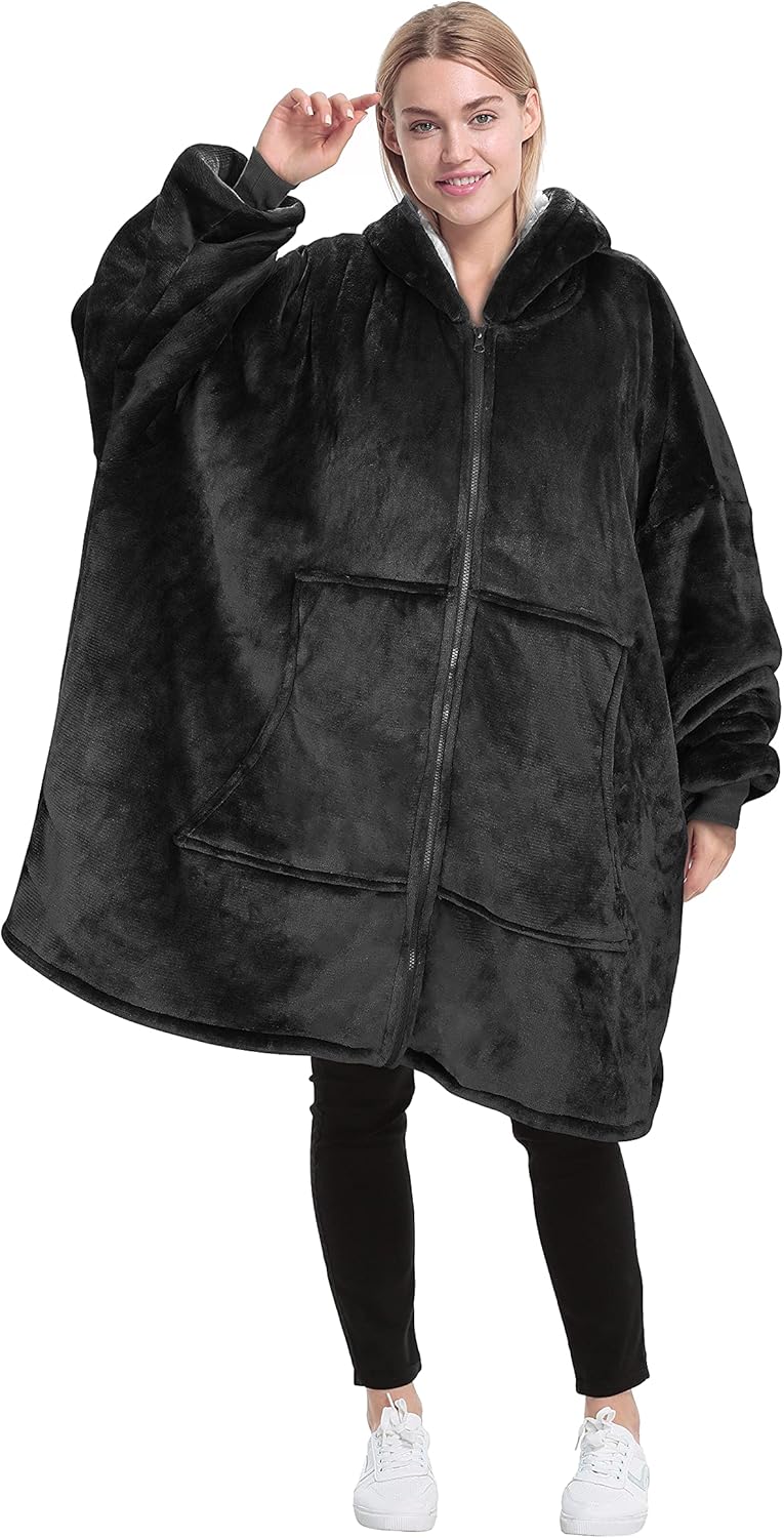Catalonia Sudadera con capucha y cremallera, chaqueta Sherpa de gran tamaño, regalo para ella