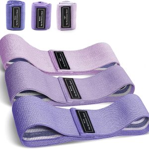 Juego de bandas de resistencia portátiles para piernas y cadera, 3 niveles de resistencia, bandas de peso de entrenamiento con diseño Juego de bandas de resistencia portátiles para piernas y cadera, 3 niveles de resistencia, bandas de peso de entrenamiento con diseño