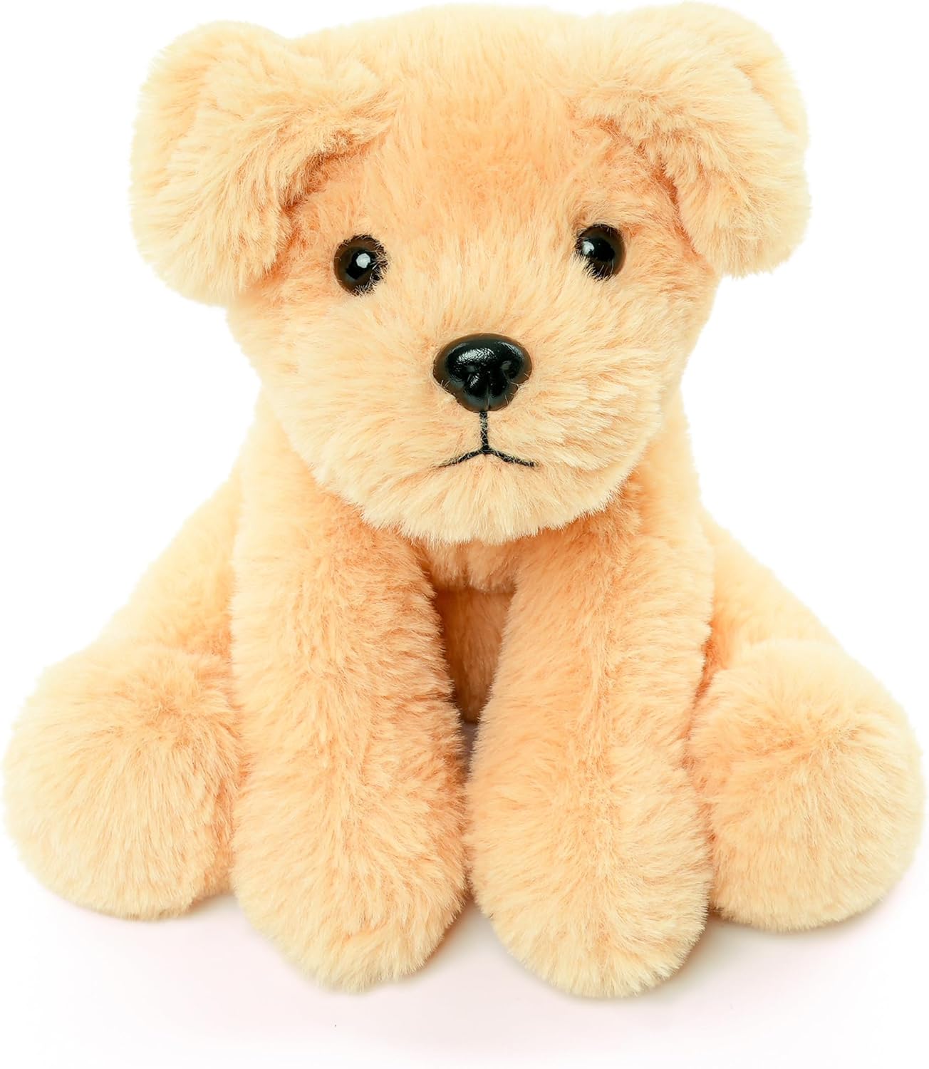 Labs Labrador Golden Retrievers – Cachorro de peluche para niños y niñas, regalos de cumpleaños a la hora de dormir, 7.9 pulgadas, amarillo dorado