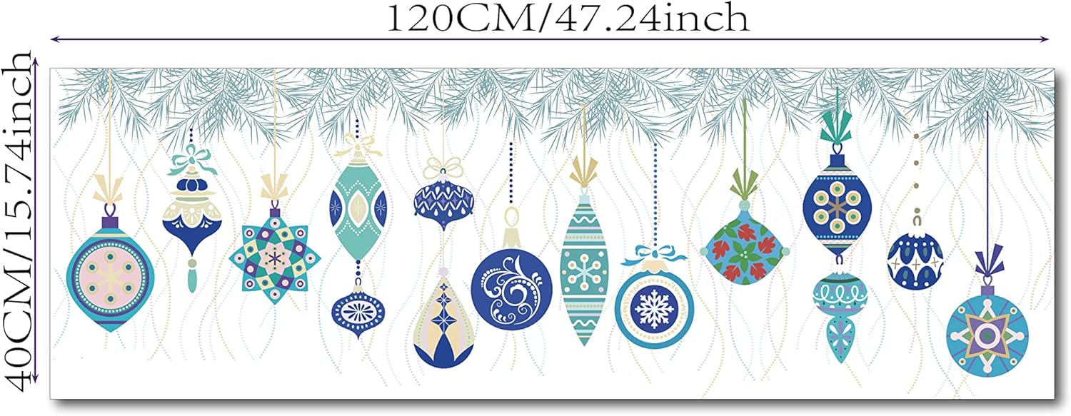 QUCHENG Pegatinas de ventana para despegar y pegar, reutilizables, extraíbles, de doble cara, pegado estático, vintage, decoración de corona de
