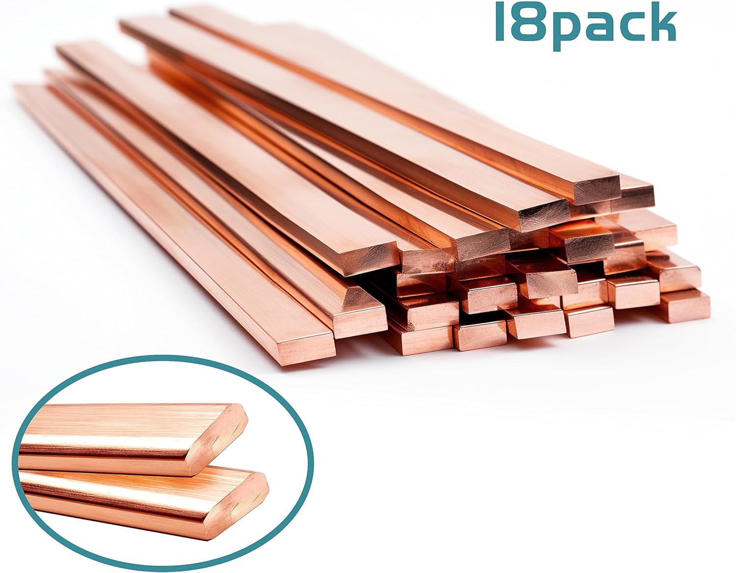 YEJJET Varilla de soldadura de cobre autoflujante de 14 pulgadas, varillas de soldadura de cobre de fósforo para reparación de cobre, HVAC (grosor