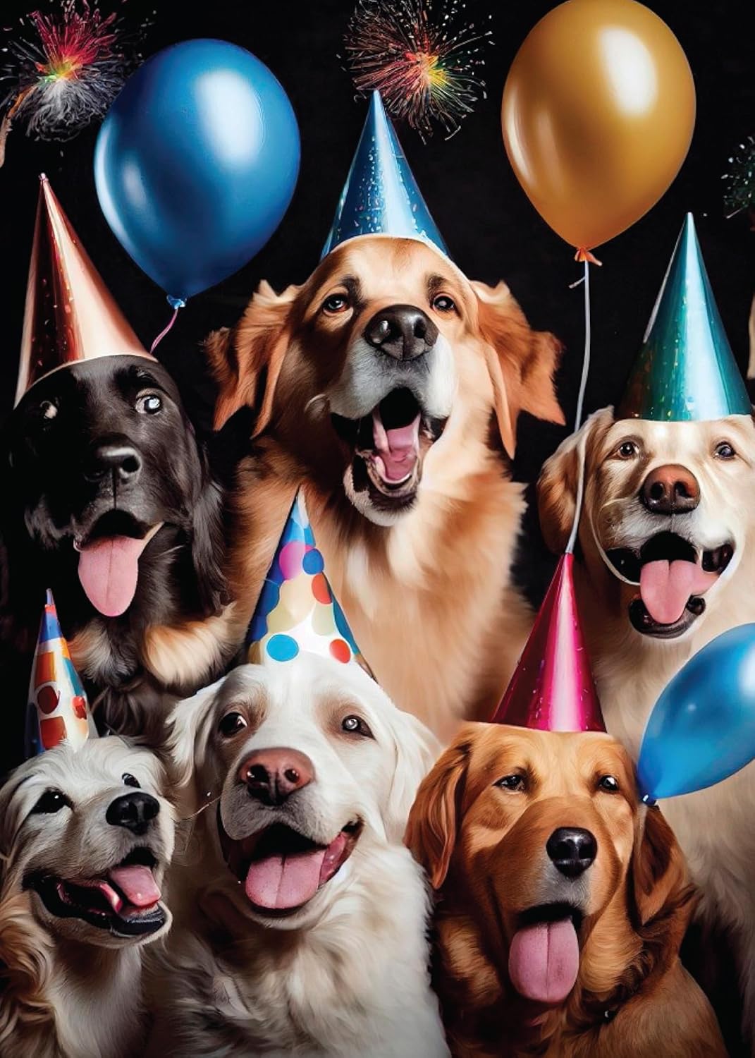 Glory To Dog Buenas noticias You’re Still Here! The Bad News In Dog Years, You’d Be Dead Tarjeta de cumpleaños divertida con sobre de correo de