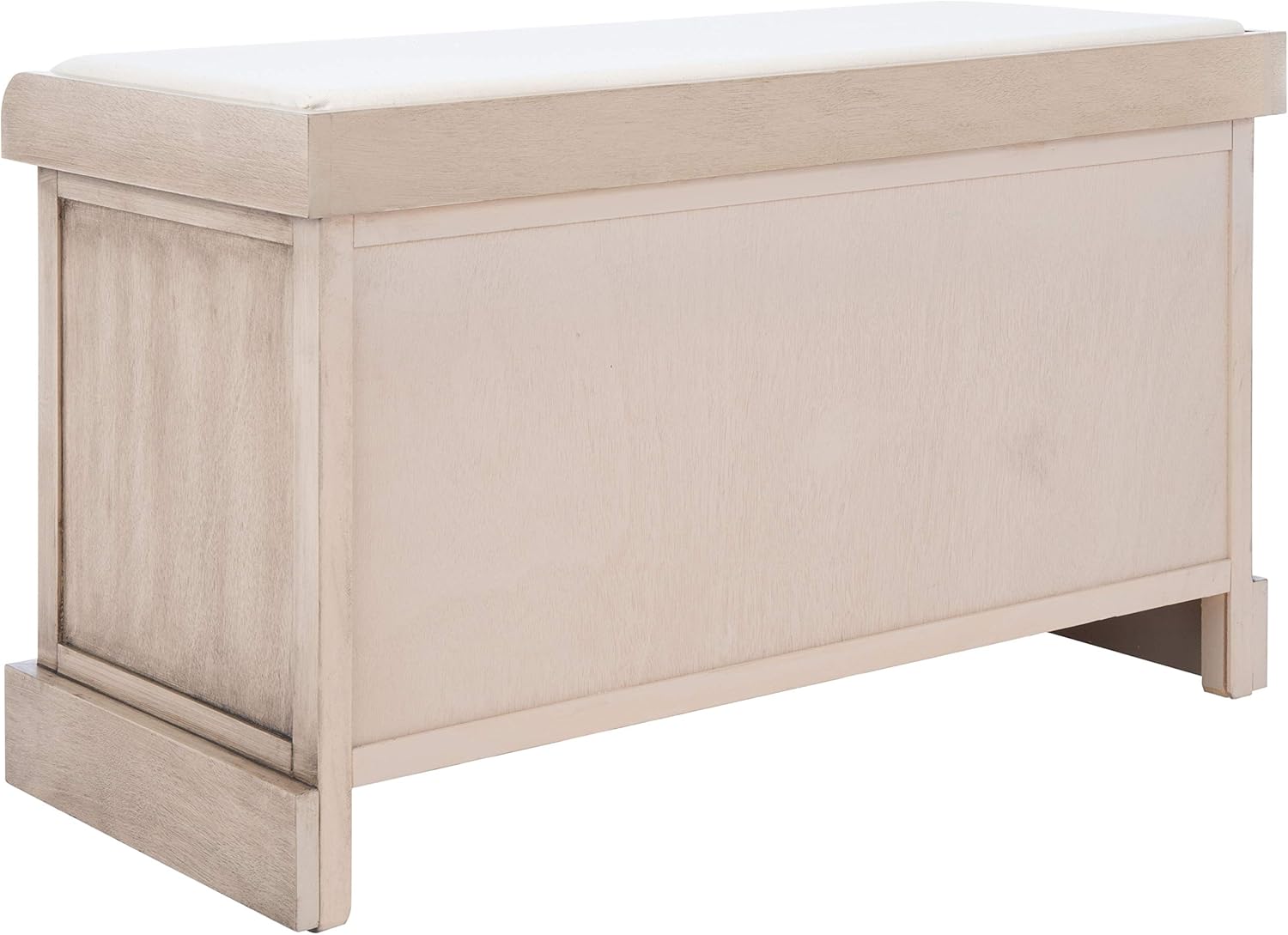 Safavieh Home Collection Landers BCH5702D – Banco de almacenamiento con 2 cajones y cojines (totalmente montado) BCH5702D, 0