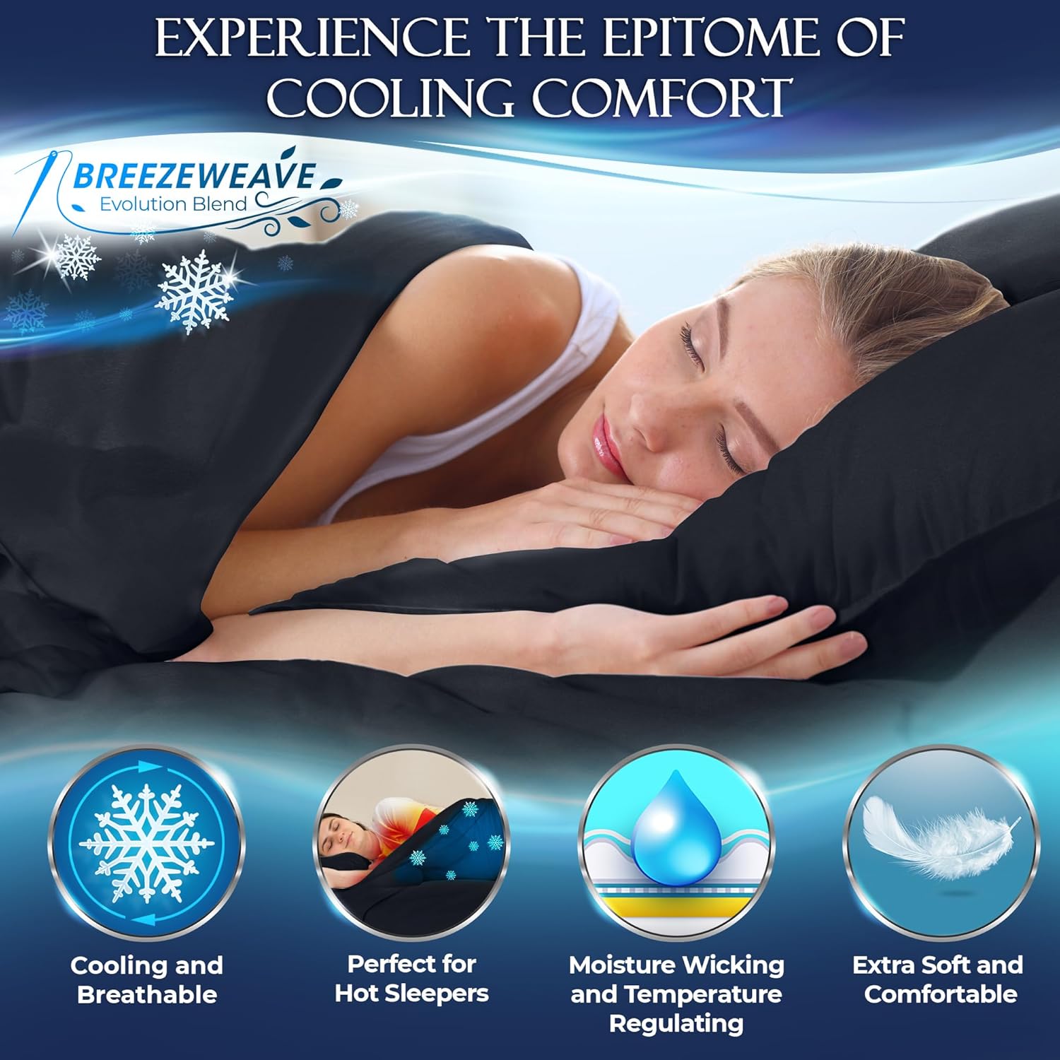 DECOLURE Juego de sábanas refrescantes para cama individual, 3 piezas, lujosas y ultrasuaves para personas que duermen con calor, cómodas sábanas de