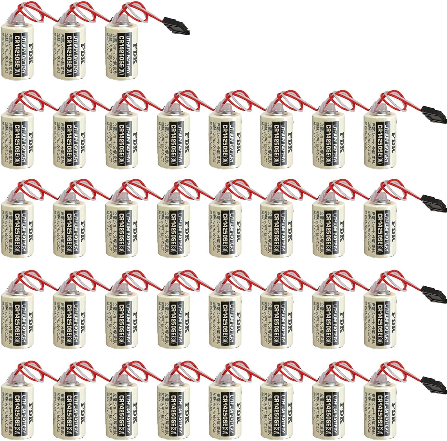WELLVEUS – Batería de litio CR14250SE de 3 V para batería Sanyo CR14250SE para batería de litio FDK CR14250SE, batería 1747-ba, 1000mAh