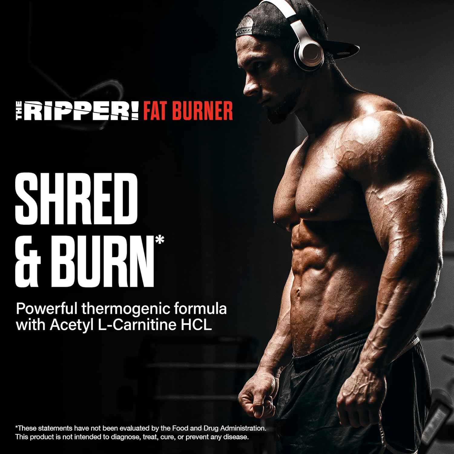 JNX SPORTS The Ripper! Quemador de grasa termogénico triturador para hombres y mujeres  Termogénesis Stim de acción rápida, supresor del apetito,