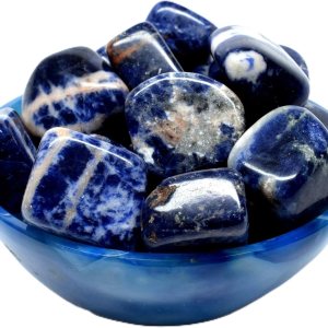 Piedras pulidas de sodalita azul natural, piedras preciosas pulidas de cristal de cuarzo mineral Cabujones espumosos de Ćfrica del Sur, 20 unidades Piedras pulidas de sodalita azul natural, piedras preciosas pulidas de cristal de cuarzo mineral Cabujones espumosos de Ćfrica del Sur, 20 unidades