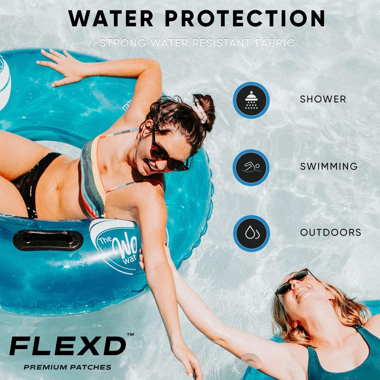 Cubiertas de sensor impermeables Freestyle para Libre 2 y 3 – (25 piezas) – Cubiertas de sensor Libre 3 – Parches Adhesivos CGM – (Redondo –