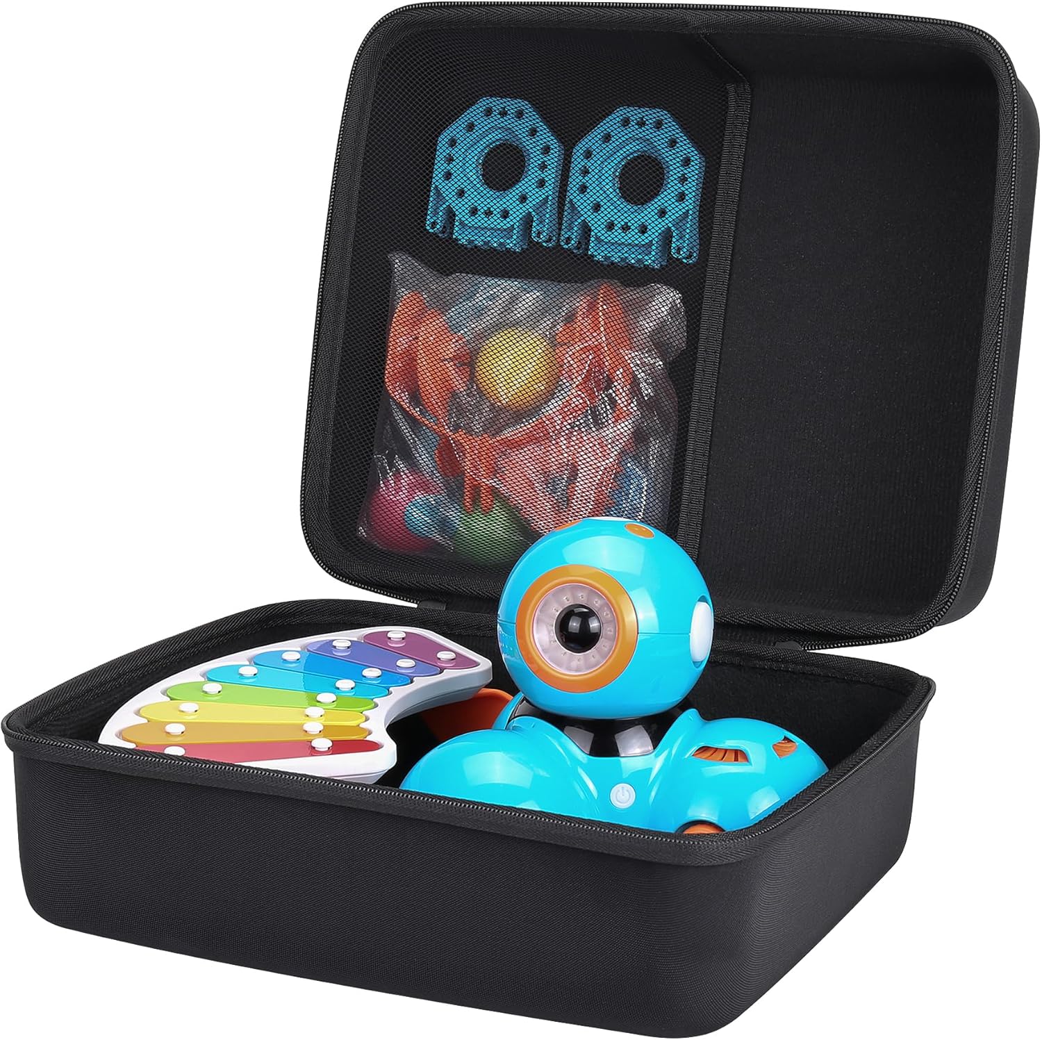 co2CREA Funda de viaje rígida de repuesto para robot Wonder WorkshopKit de creatividad de puntosxilófonolanzador (estuche para kit de creatividad