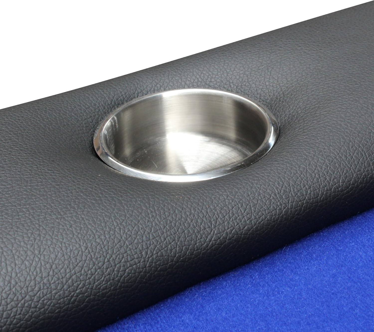 IDS Poker 73 Light Series – Mesa de póquer con rieles acolchados y patas plegables de fieltro, color azul
